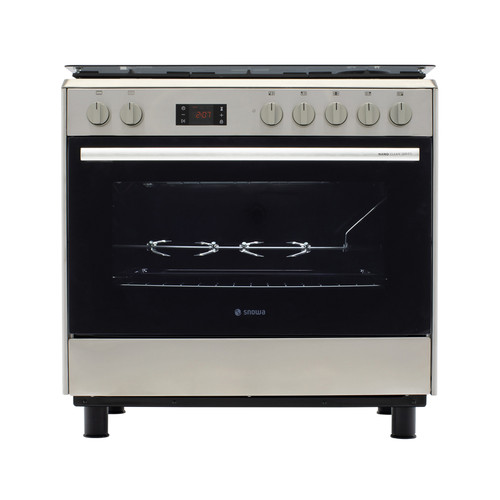 اجاق گاز 5 شعله فر دار نما استیل آدرینا کلاسیک SGC5-3101N